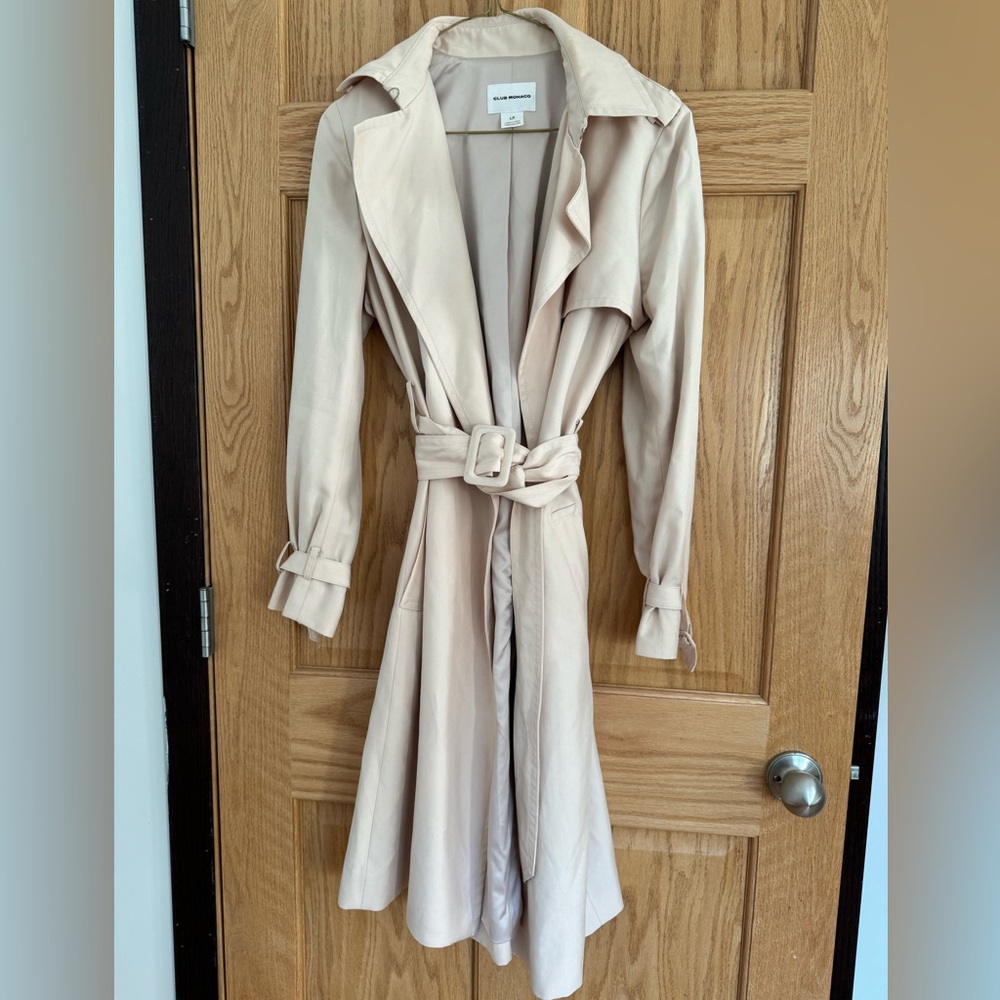 Elegant Beige Trench Coat